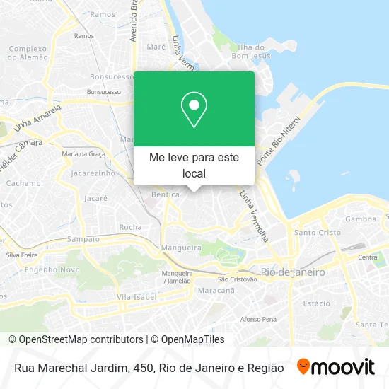 Rua Marechal Jardim, 450 mapa