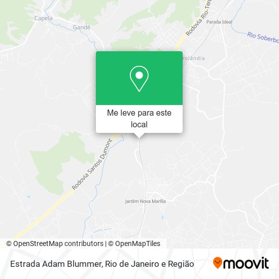 Estrada Adam Blummer mapa
