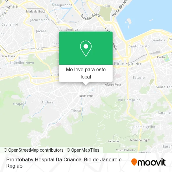 Prontobaby Hospital Da Crianca mapa