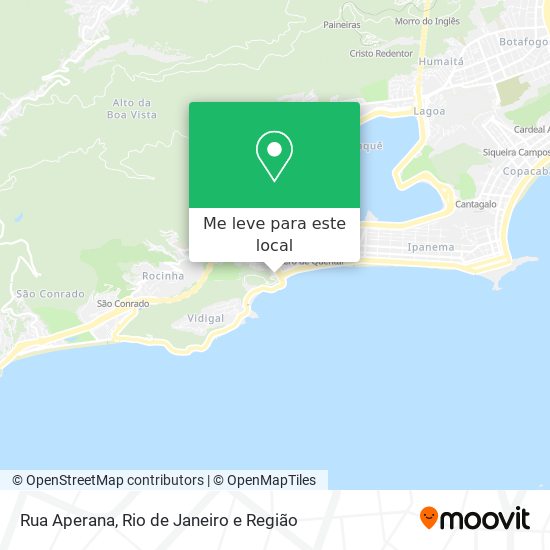 Rua Aperana mapa