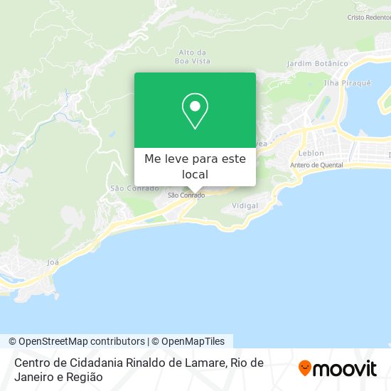Centro de Cidadania Rinaldo de Lamare mapa