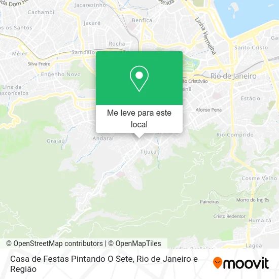 Casa de Festas Pintando O Sete mapa