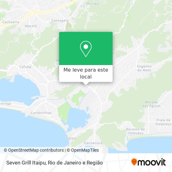 Seven Grill Itaipu mapa