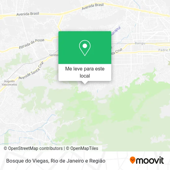 Bosque do Viegas mapa