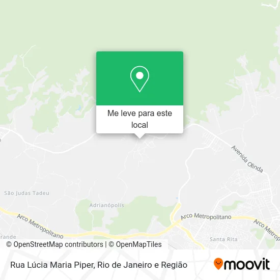 Rua Lúcia Maria Piper mapa