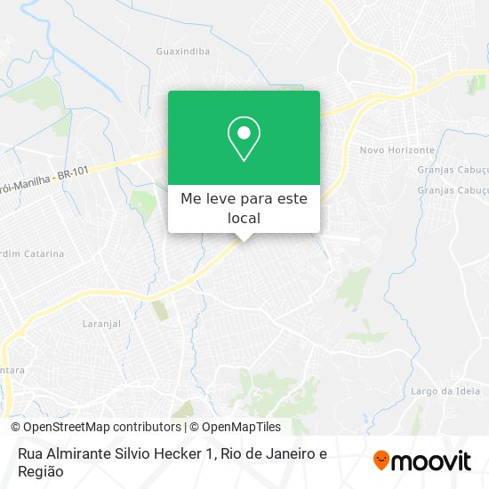 Rua Almirante Silvio Hecker 1 mapa