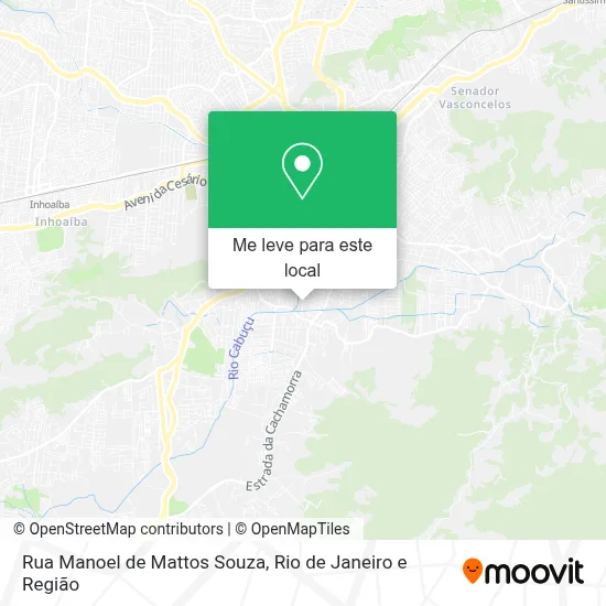 Rua Manoel de Mattos Souza mapa