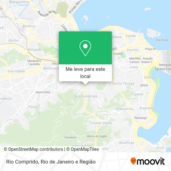 Rio Comprido mapa
