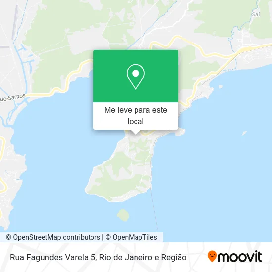 Rua Fagundes Varela 5 mapa