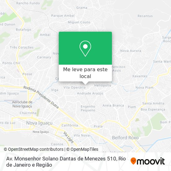 Av. Monsenhor Solano Dantas de Menezes 510 mapa