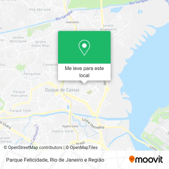 Parque Felicidade mapa
