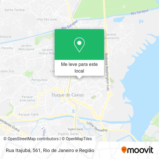 Rua Itajubá, 561 mapa