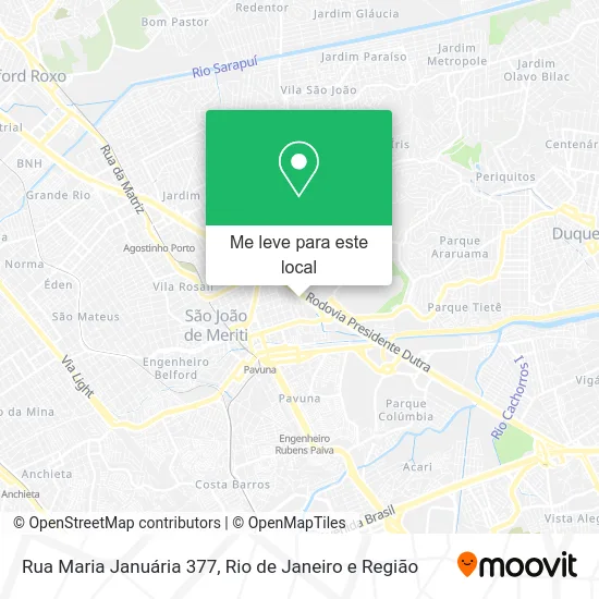Rua Maria Januária 377 mapa