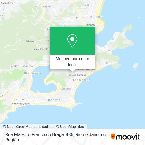 Rua Maestro Francisco Braga, 486 mapa