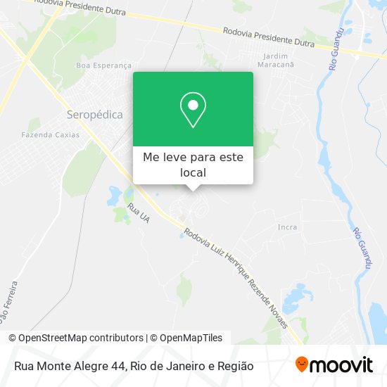 Rua Monte Alegre 44 mapa