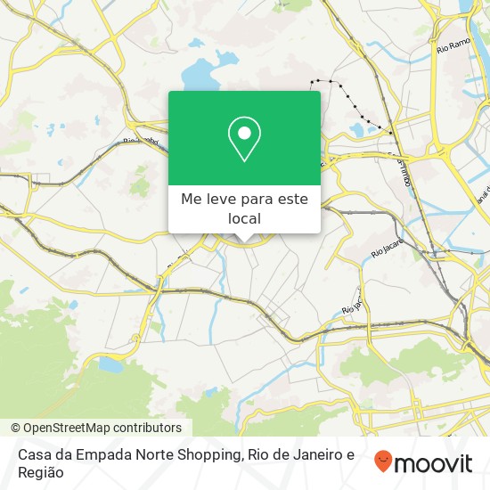 Casa da Empada Norte Shopping mapa