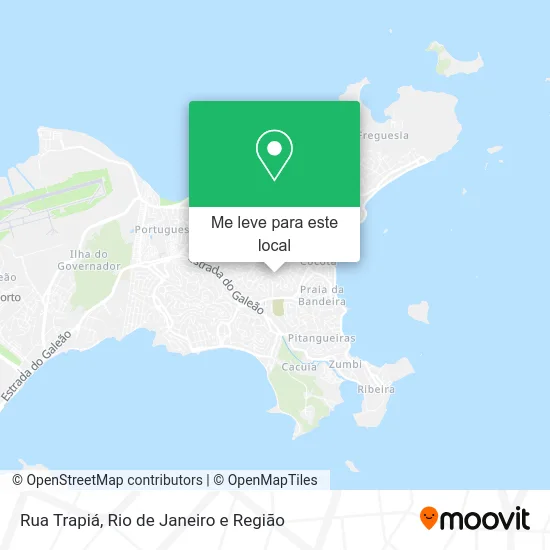 Rua Trapiá mapa