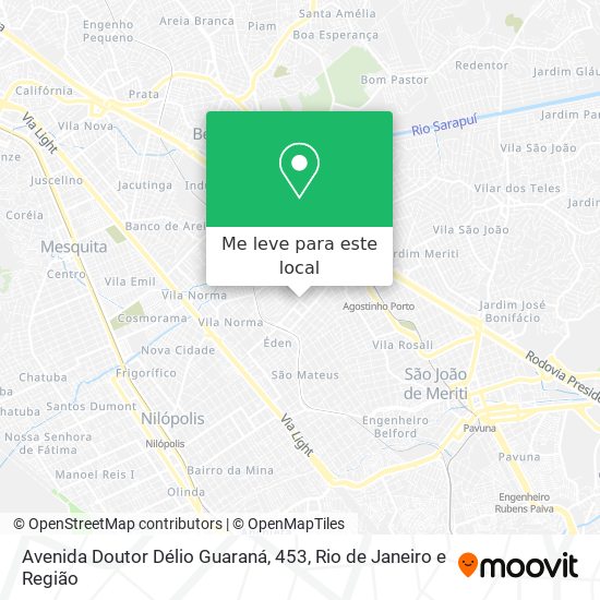 Avenida Doutor Délio Guaraná, 453 mapa