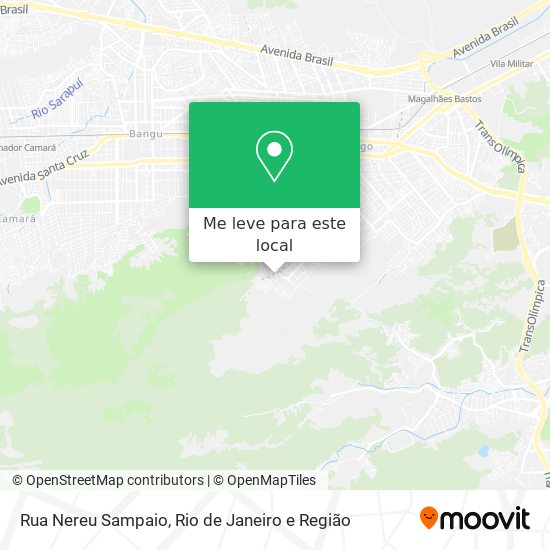 Rua Nereu Sampaio mapa