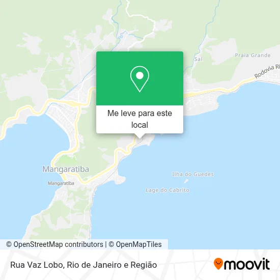 Rua Vaz Lobo mapa