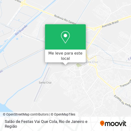 Salão de Festas Vai Que Cola mapa