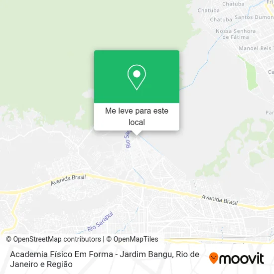 Academia Físico Em Forma - Jardim Bangu mapa
