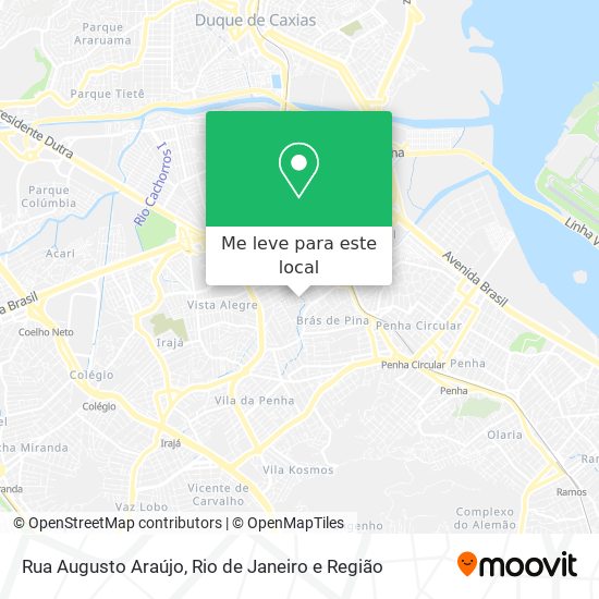 Rua Augusto Araújo mapa