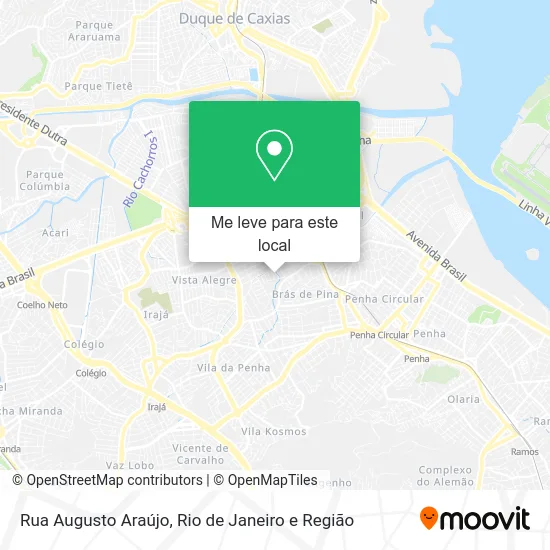 Rua Augusto Araújo mapa