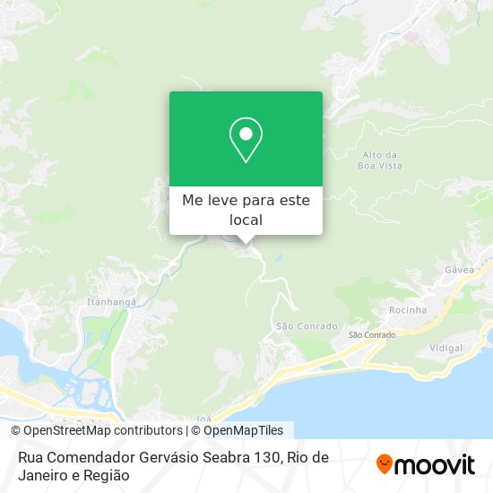 Rua Comendador Gervásio Seabra 130 mapa