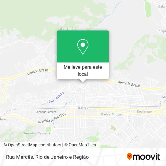 Rua Mercês mapa