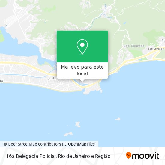 16a Delegacia Policial mapa