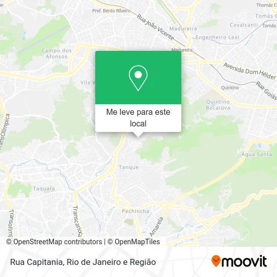 Rua Capitania mapa