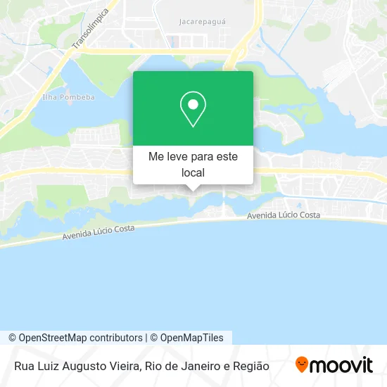 Rua Luiz Augusto Vieira mapa