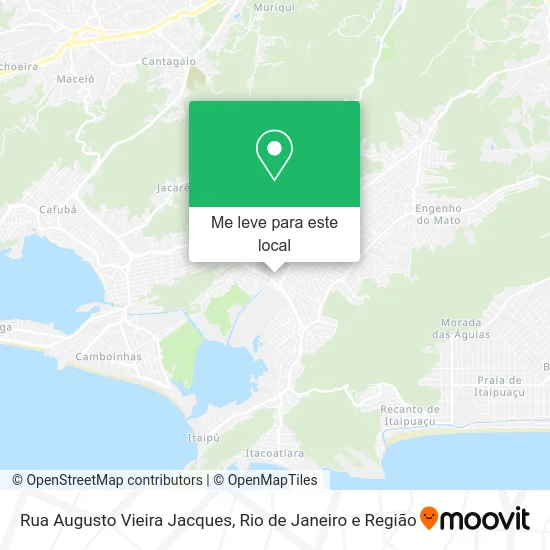 Rua Augusto Vieira Jacques mapa