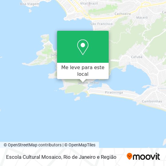 Escola Cultural Mosaico mapa