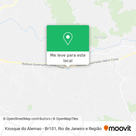 Kiosque do Alemao - Br101 mapa