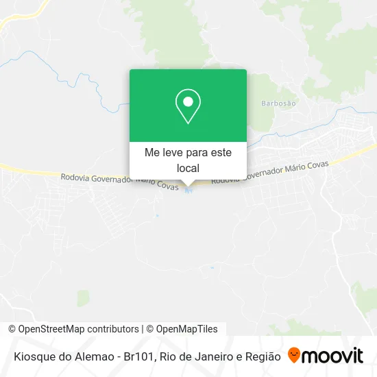 Kiosque do Alemao - Br101 mapa