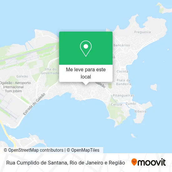 Rua Cumplido de Santana mapa