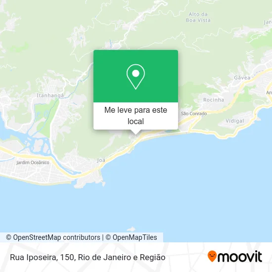 Rua Iposeira, 150 mapa