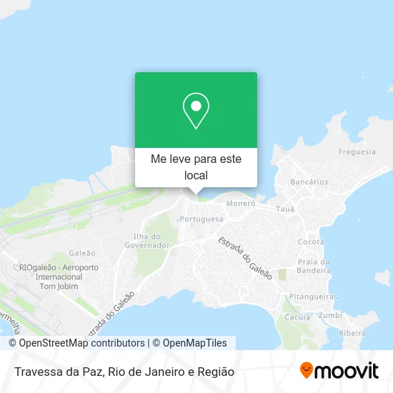 Travessa da Paz mapa