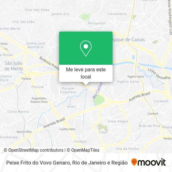 Peixe Frito do Vovo Genaro mapa