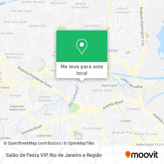 Salão de Festa VIP mapa