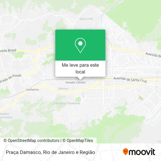 Praça Damasco mapa