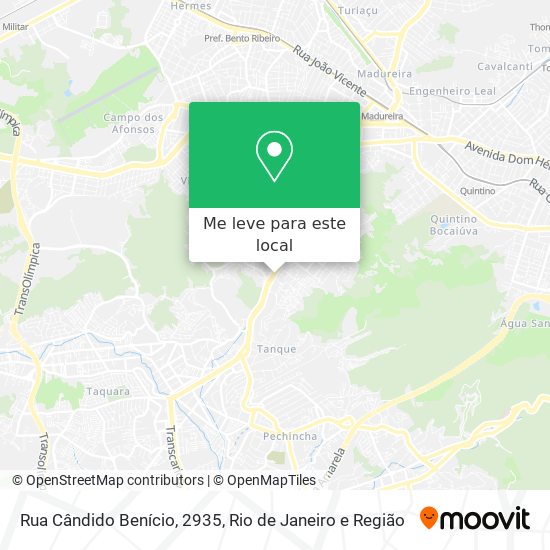 Rua Cândido Benício, 2935 mapa