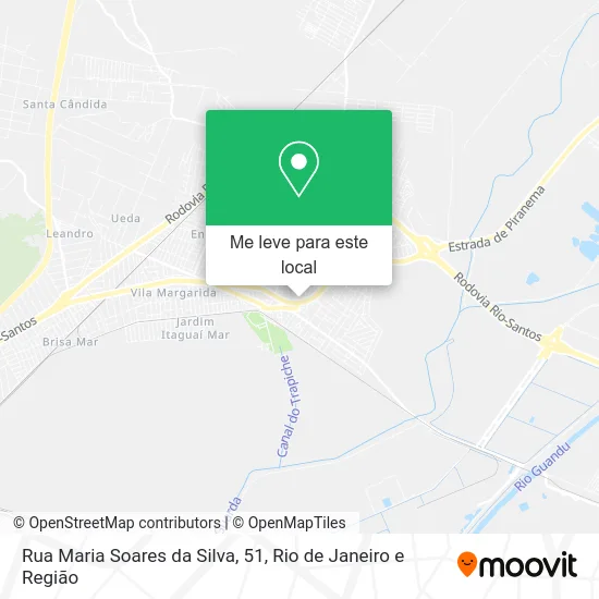 Rua Maria Soares da Silva, 51 mapa
