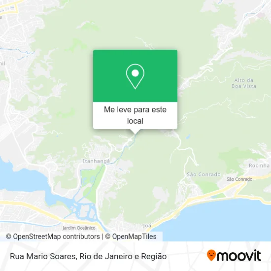 Rua Mario Soares mapa