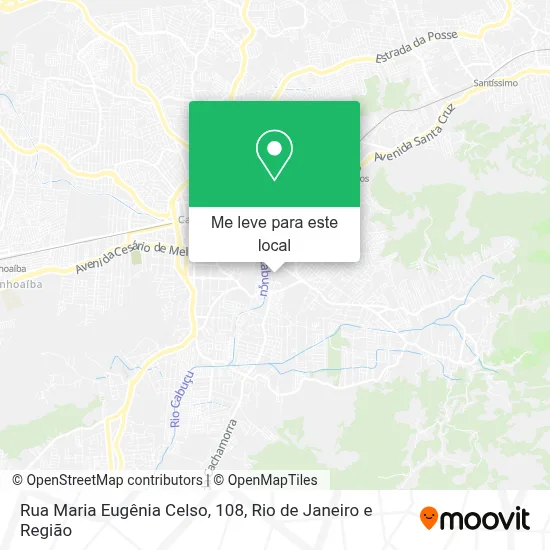 Rua Maria Eugênia Celso, 108 mapa