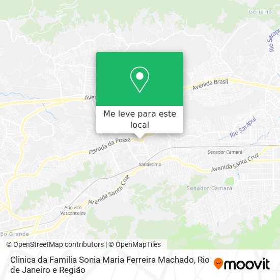 Clinica da Familia Sonia Maria Ferreira Machado mapa
