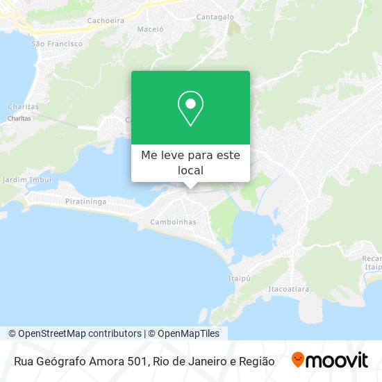 Rua Geógrafo Amora 501 mapa