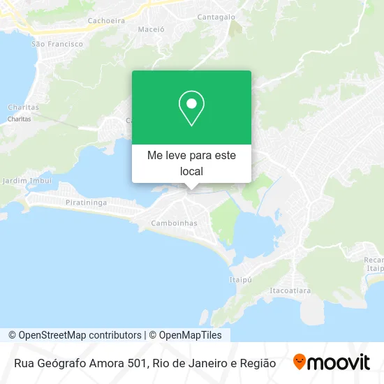 Rua Geógrafo Amora 501 mapa